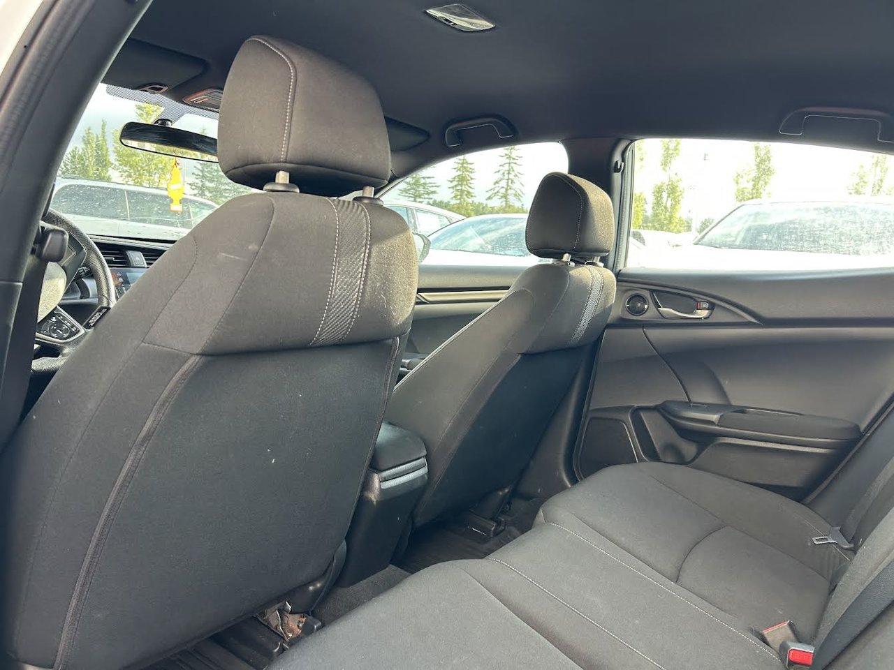 2018 Honda Civic Hatchback LX CVT White Sherwood Park - photo #5