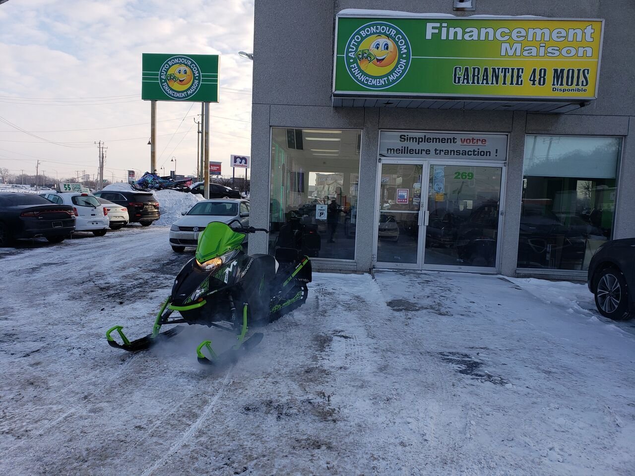 Arctic Cat Snopro 800 2019 Vert Longueuil, - photo #0