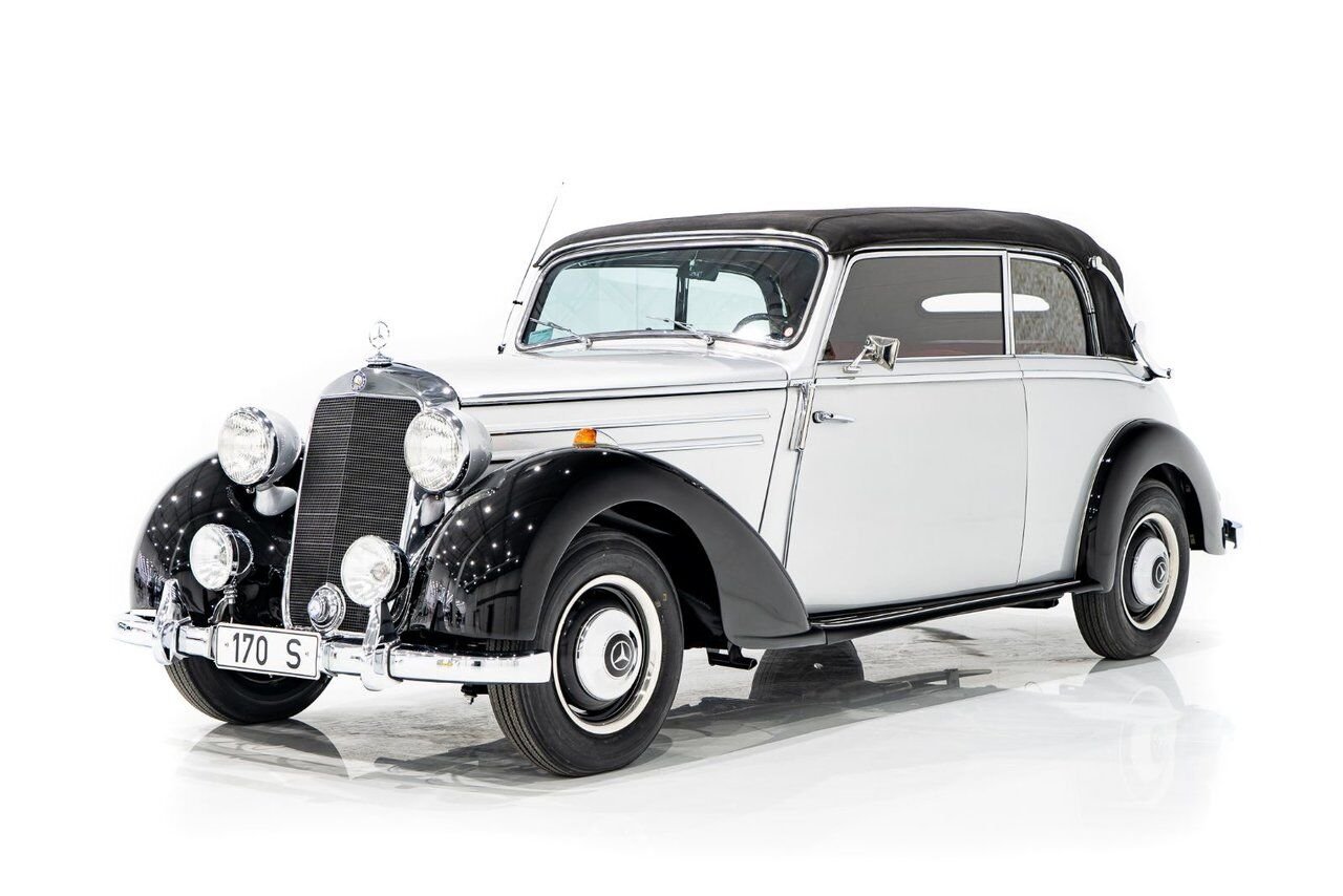 1950 Mercedes-Benz 170S Cabriolet B Wonderfully Presented Old Restoration Grey Montreal - photo #0