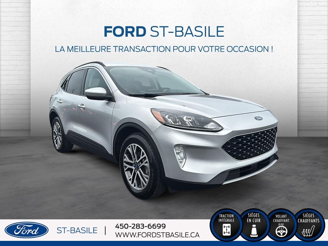 2020 Ford Escape Silver Saint-Basile-le-Grand - photo #10
