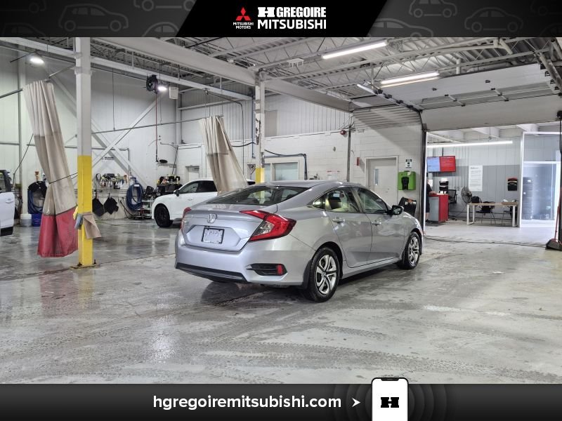 Honda Civic MH4468 | LX * Automatique* Caméra * Siege Chauffant 2016 Gris Laval - photo #8