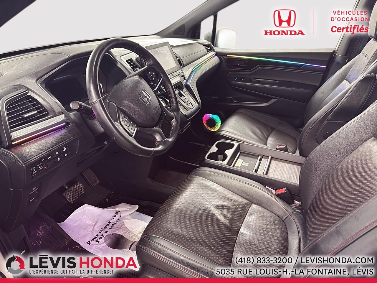 Honda Odyssey Black Edition Black Edition BA 2023 Blanc Lévis - photo #22