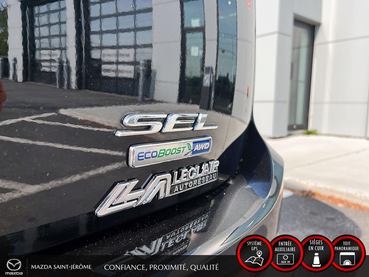 Ford Edge SEL | AWD | TOIT PANORAMIQUE | CUIR | 2018 Noir Saint-Jérôme - photo #8