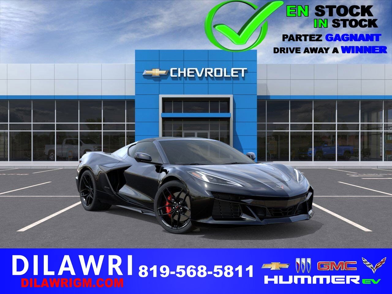 2025 Chevrolet Corvette Z06 coupé 2 portes avec 3LZ BLACK Gatineau - photo #0