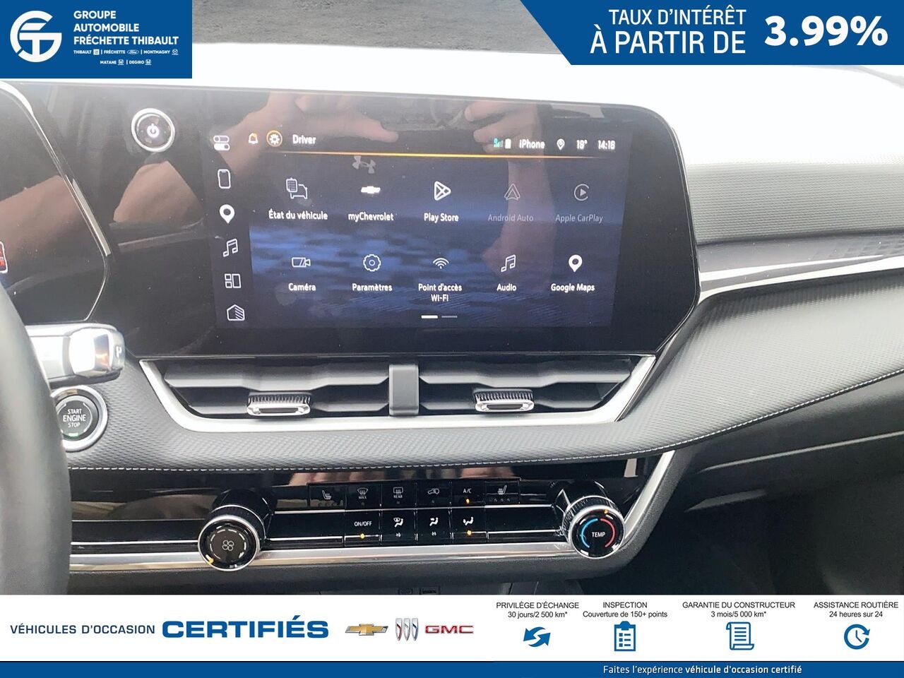 CHEVROLET EQUINOX LT 4 portes à transmission intégrale avec 2LT 2026 Blanc Montmagny - photo #12