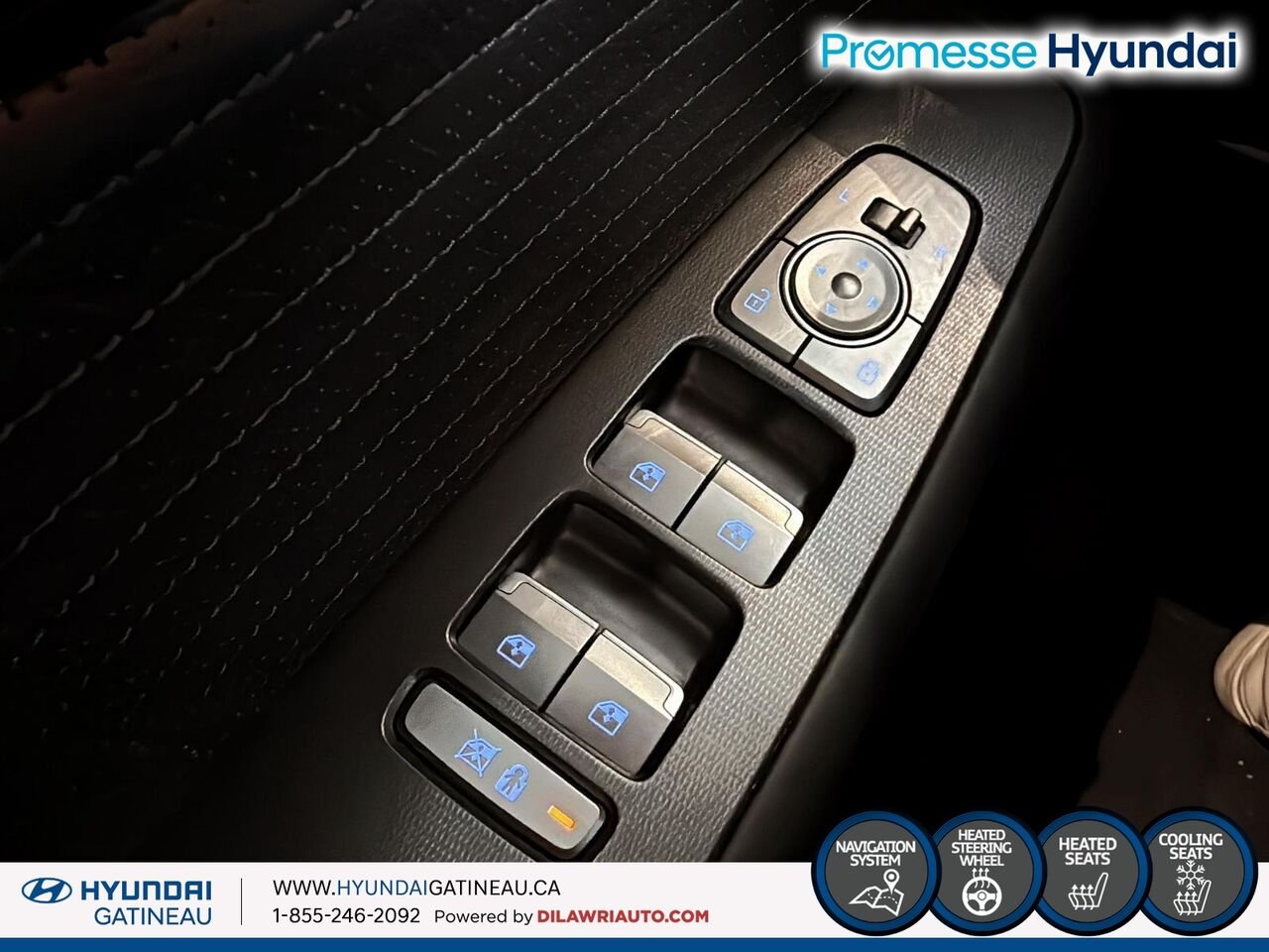 2025 Hyundai Palisade Ultimate Calligraphy *** BLACK EDITION , toute equipe , bas millage *** Black Ottawa & Gatineau - photo #9