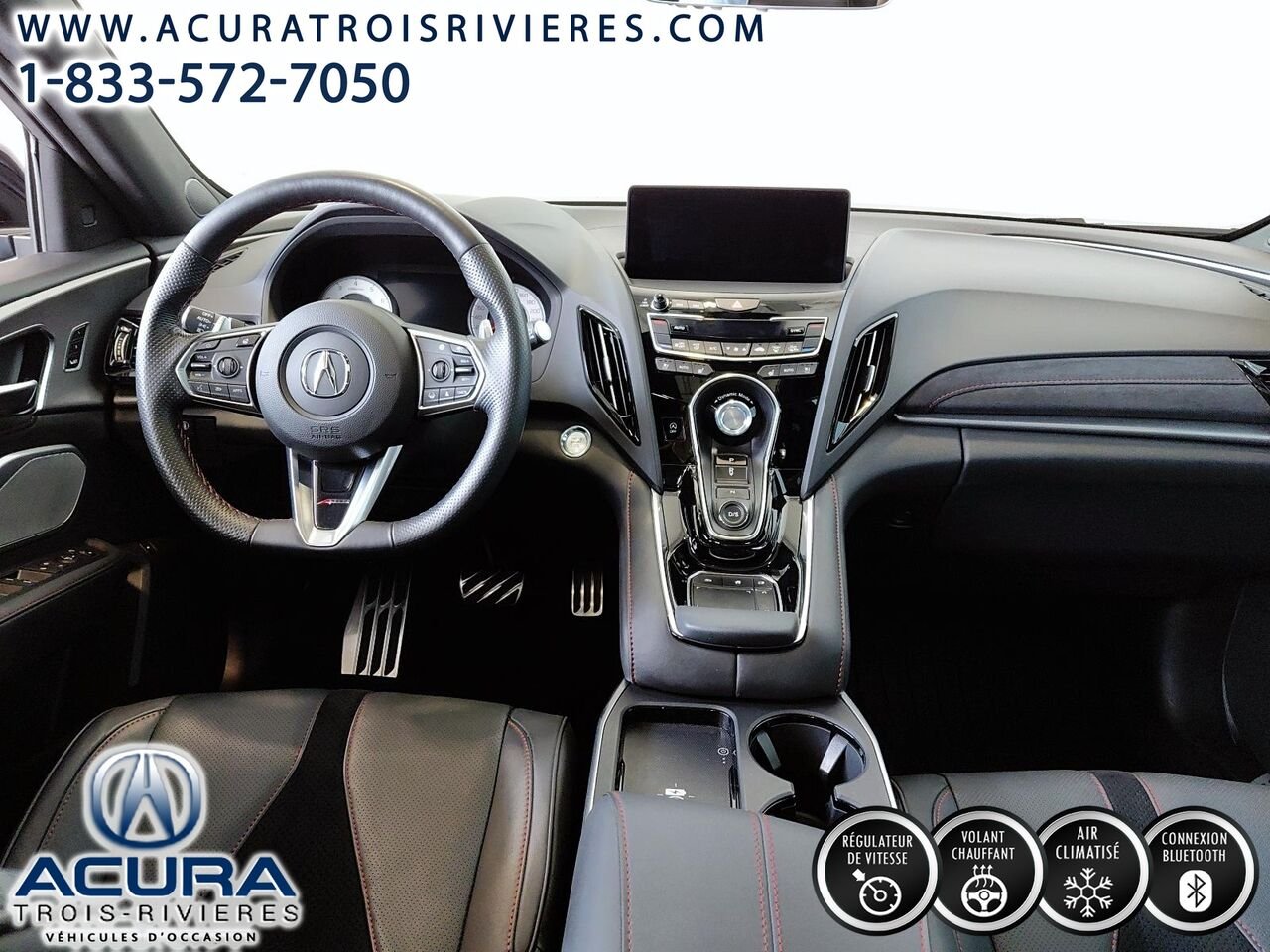 2025 Acura RDX A-Spec sh-awd, toit pano, lumières DEL Black Trois-Rivières - photo #18