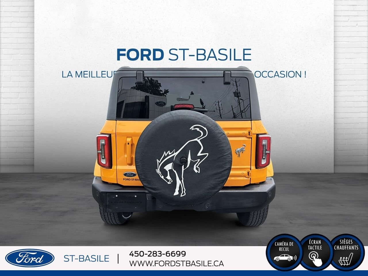 2022 Ford Bronco Orange Saint-Basile-le-Grand - photo #6