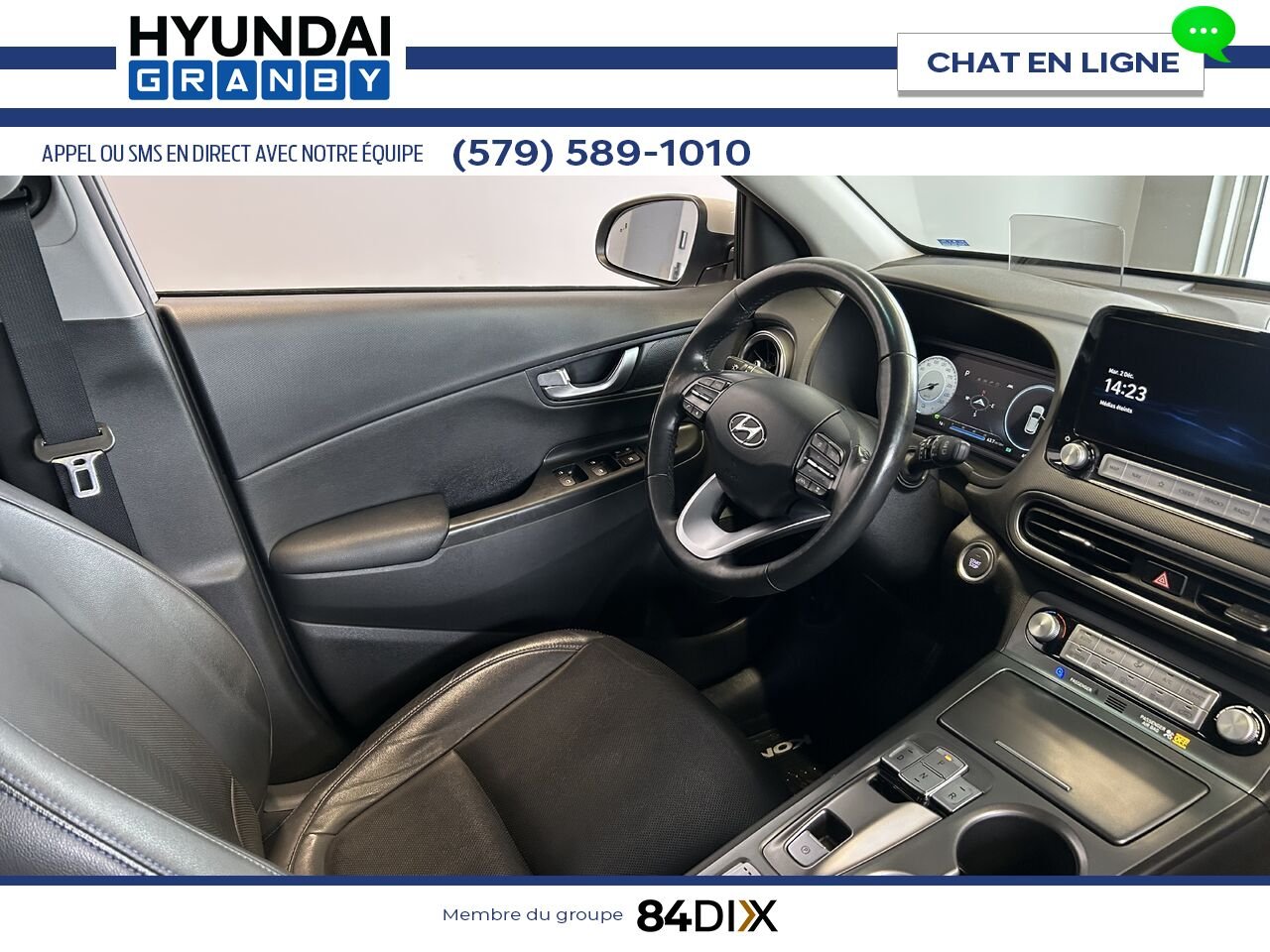 Hyundai Kona électrique 2023 Gris Granby - photo #23