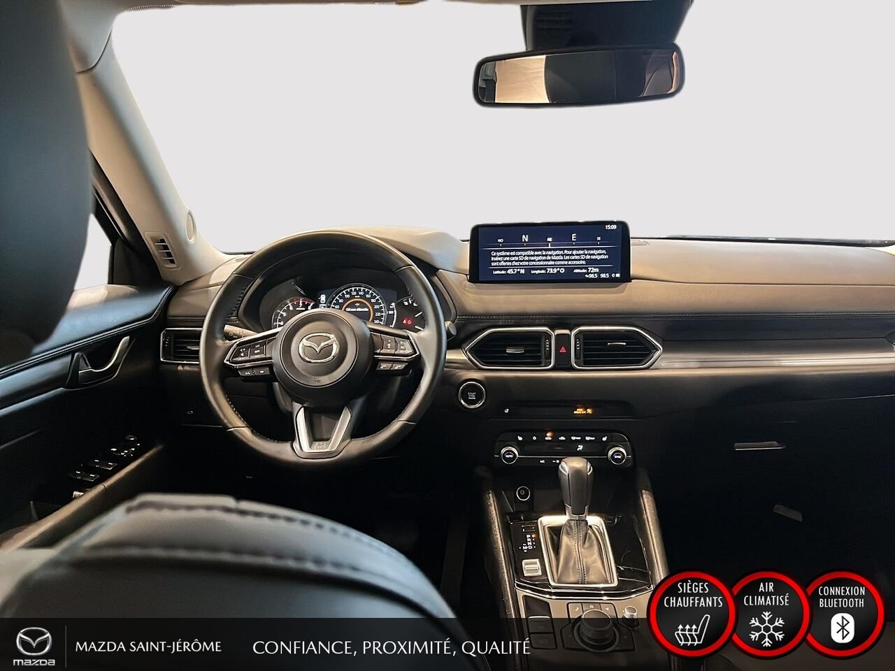 2025 Mazda CX-5 GS | AWD | SIMILICUIR SPORT | VOLANT CHAUFFANT | HAYON ÉLECTRIQUE Grey Saint-Jérôme - photo #21