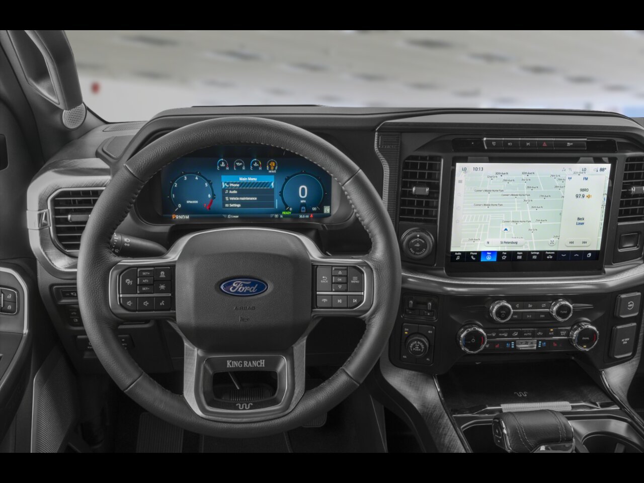 Ford F-150 KING RANCH CABINE SUPERCREW 4RM CAISSE DE 6,5 PI 2026 Noir agate métallisé Châteauguay - photo #0