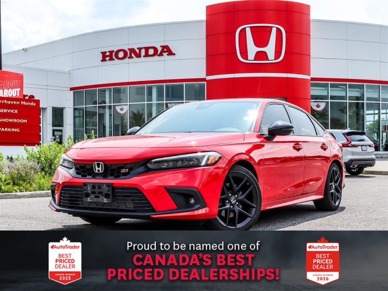 Honda Civic Si berline Manual 2024 Red Ottawa & Gatineau - photo #0