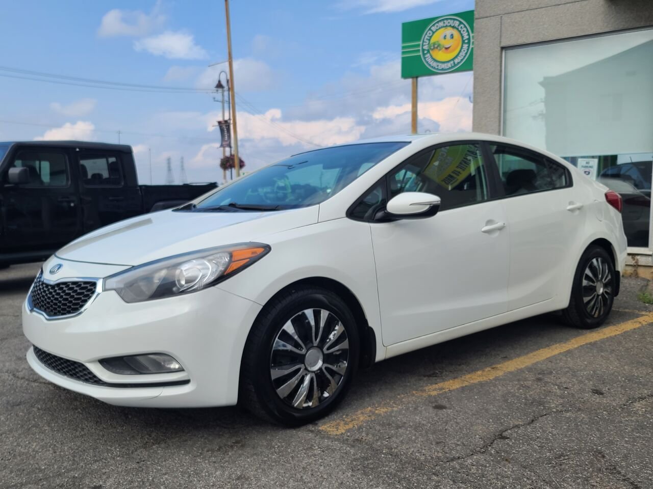 Kia Forte 2015 Blanc Longueuil, - photo #2