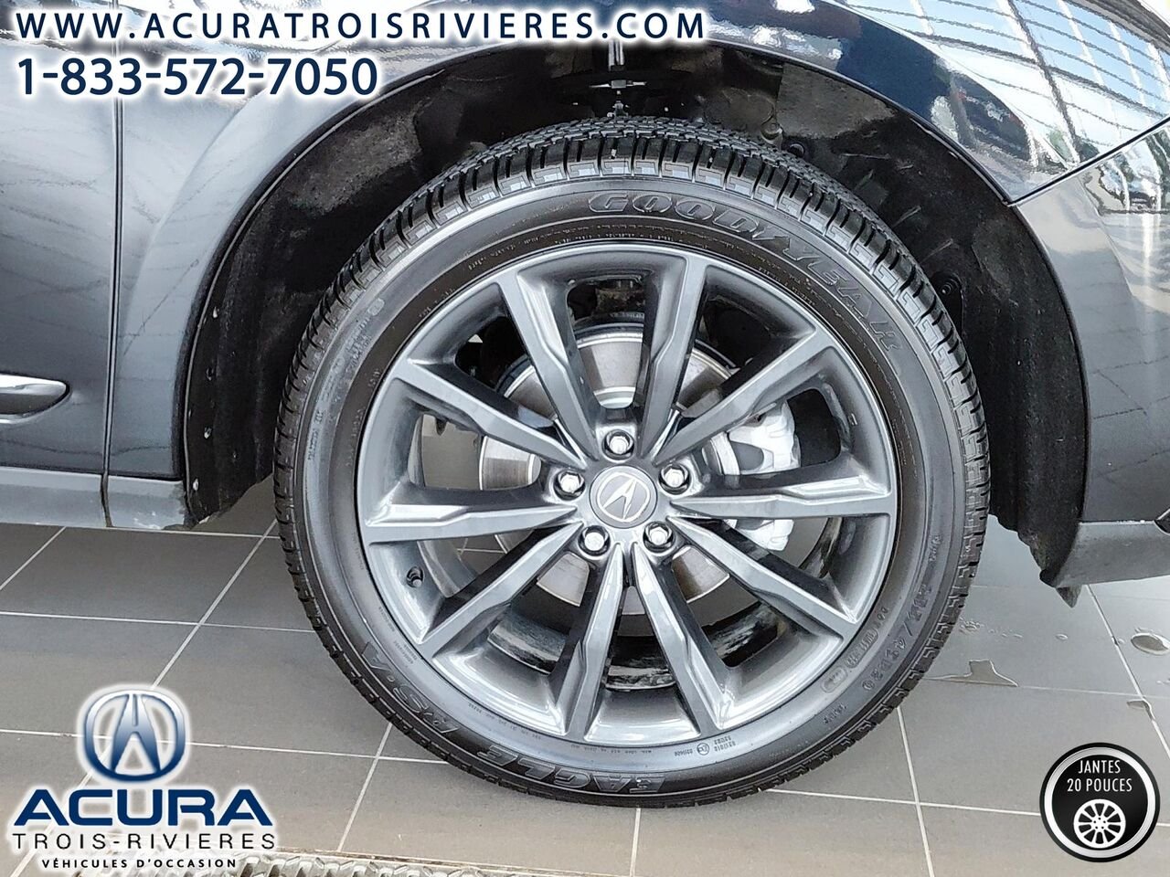 2025 Acura RDX A-Spec sh-awd, toit pano, lumières DEL Black Trois-Rivières - photo #4