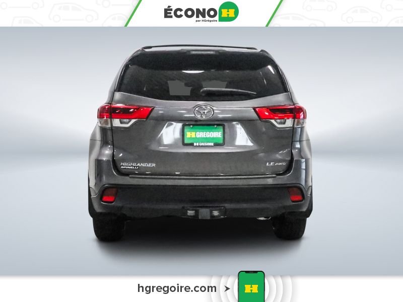 Toyota Highlander 822504 | LE AWD GR ÉLEC A/C BLUETOOTH CAMÉRA MAGS 2018 Gris Laval - photo #6