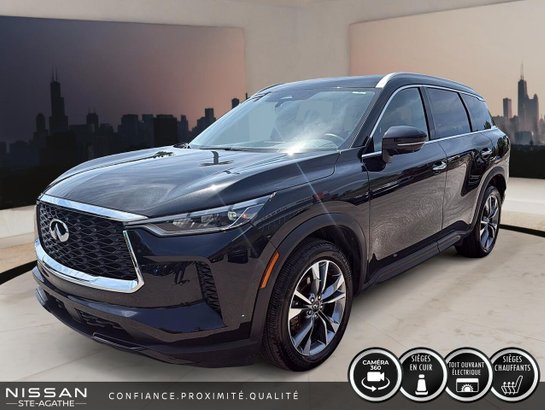 2024 INFINITI QX60 LUXE | AWD | TOIT PANORAMIQUE | 7 PLACES | Black
