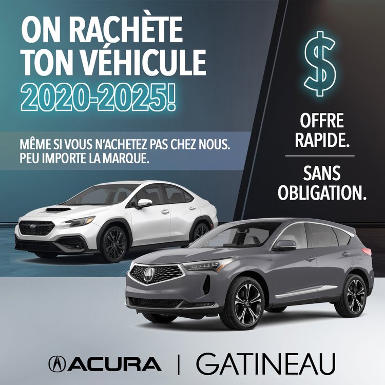 Gatineau acura promo aout RACHAT FR