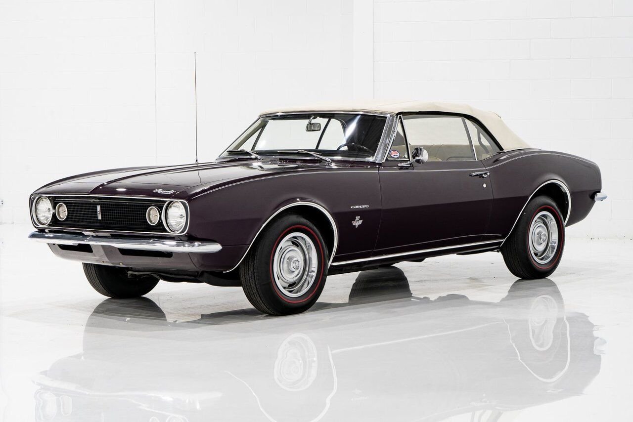 1967 Chevrolet Camaro PRIX EN USD Convertible Beautifully presented from former Restoration Purple Montreal - photo #27