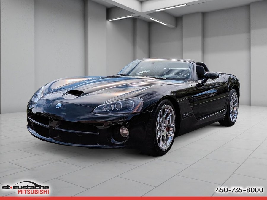Dodge Viper 2dr Convertible SRT10-MANUELLE 2005 Noir