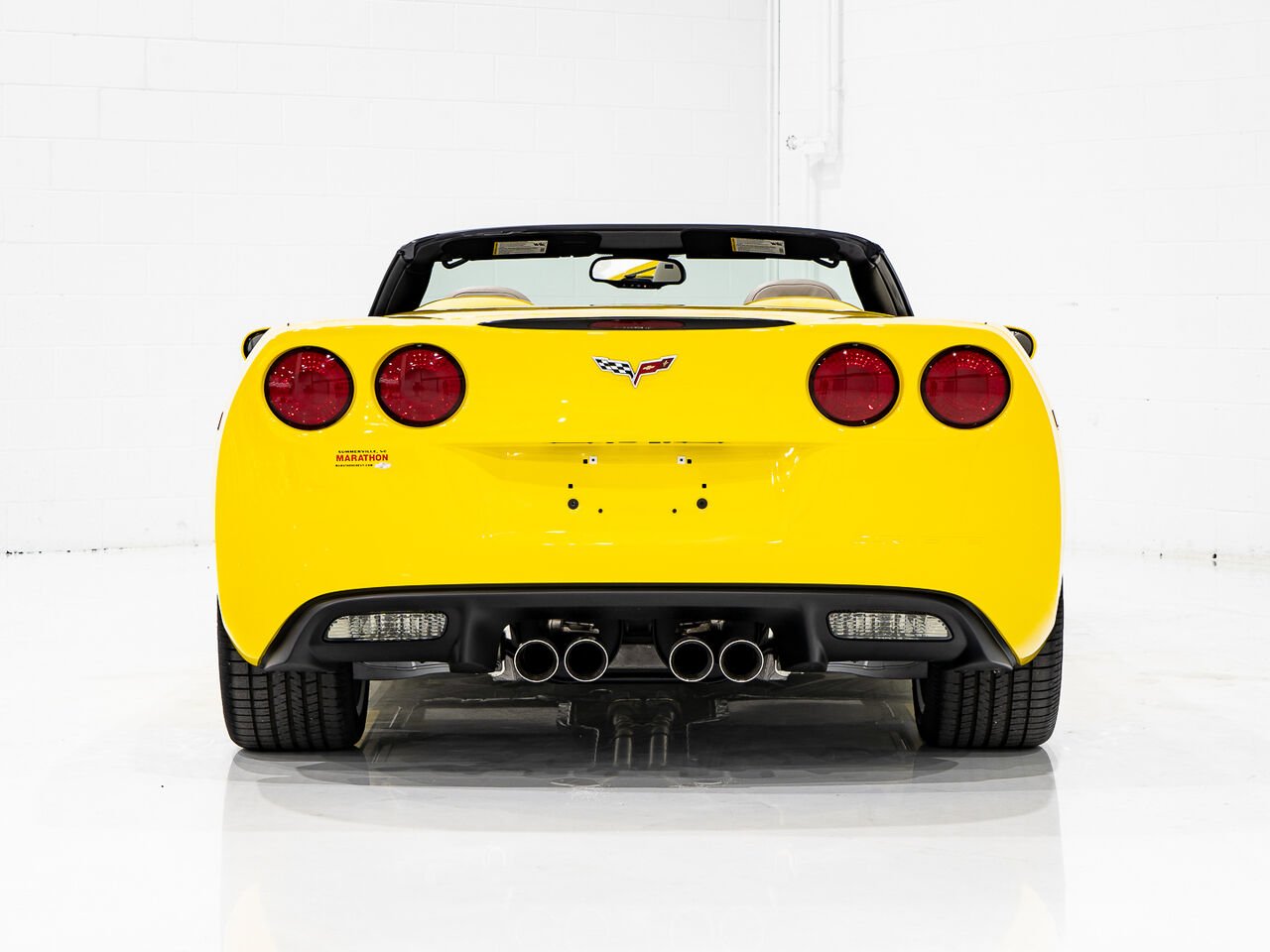 2008 Chevrolet Corvette With only 900km (563mi) From new with window sticker Yellow Kirkland - photo #12