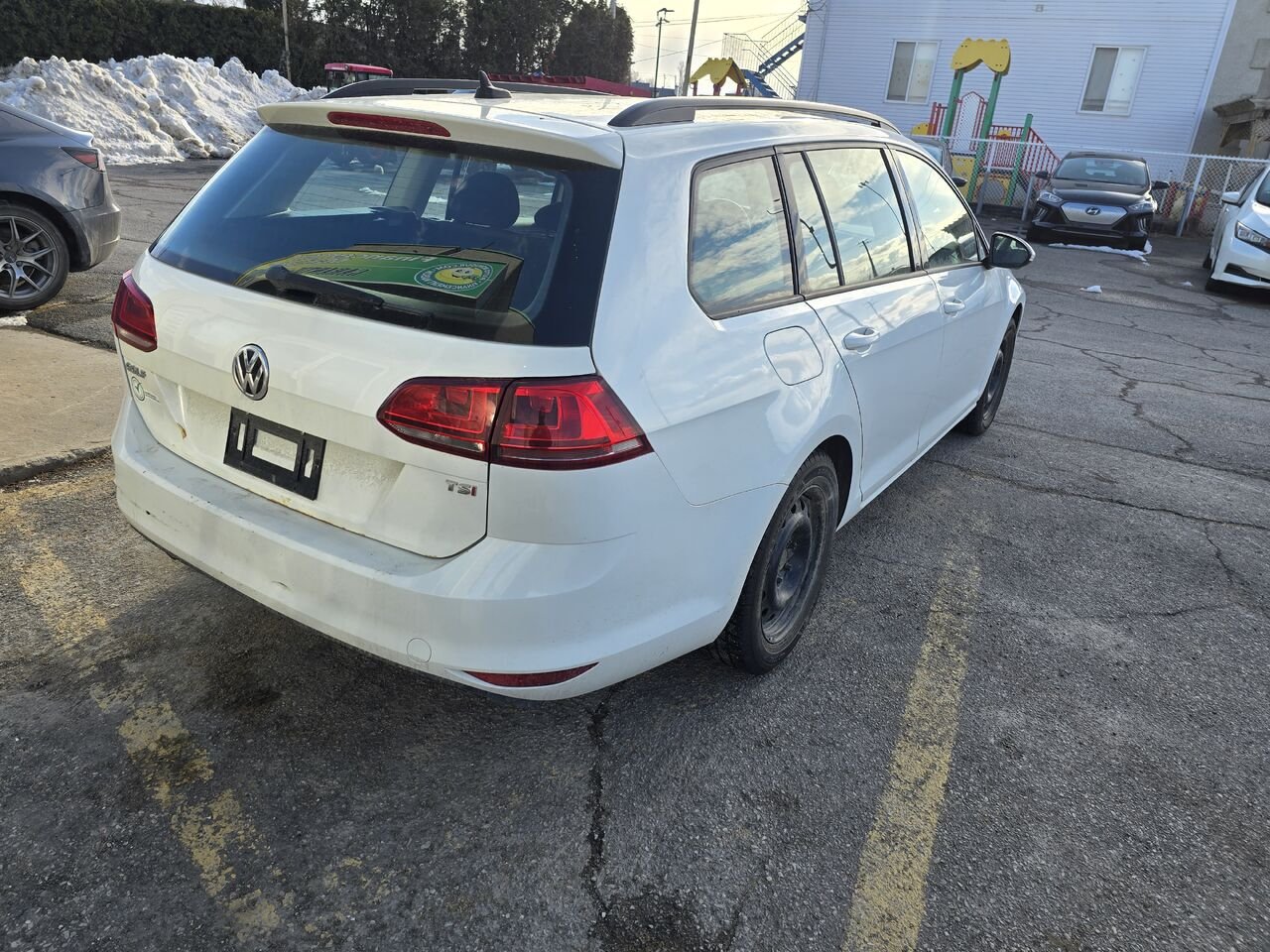 2016 Volkswagen Golf familiale sport White  - photo #5