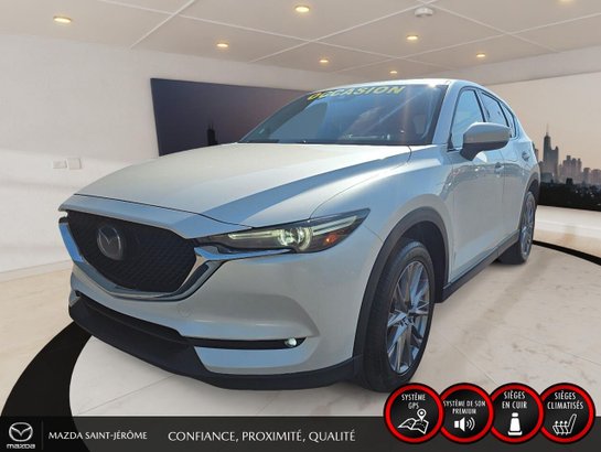Mazda CX-5 GT | TOIT OUVRANT | CUIR | AWD | 2019 Blanc