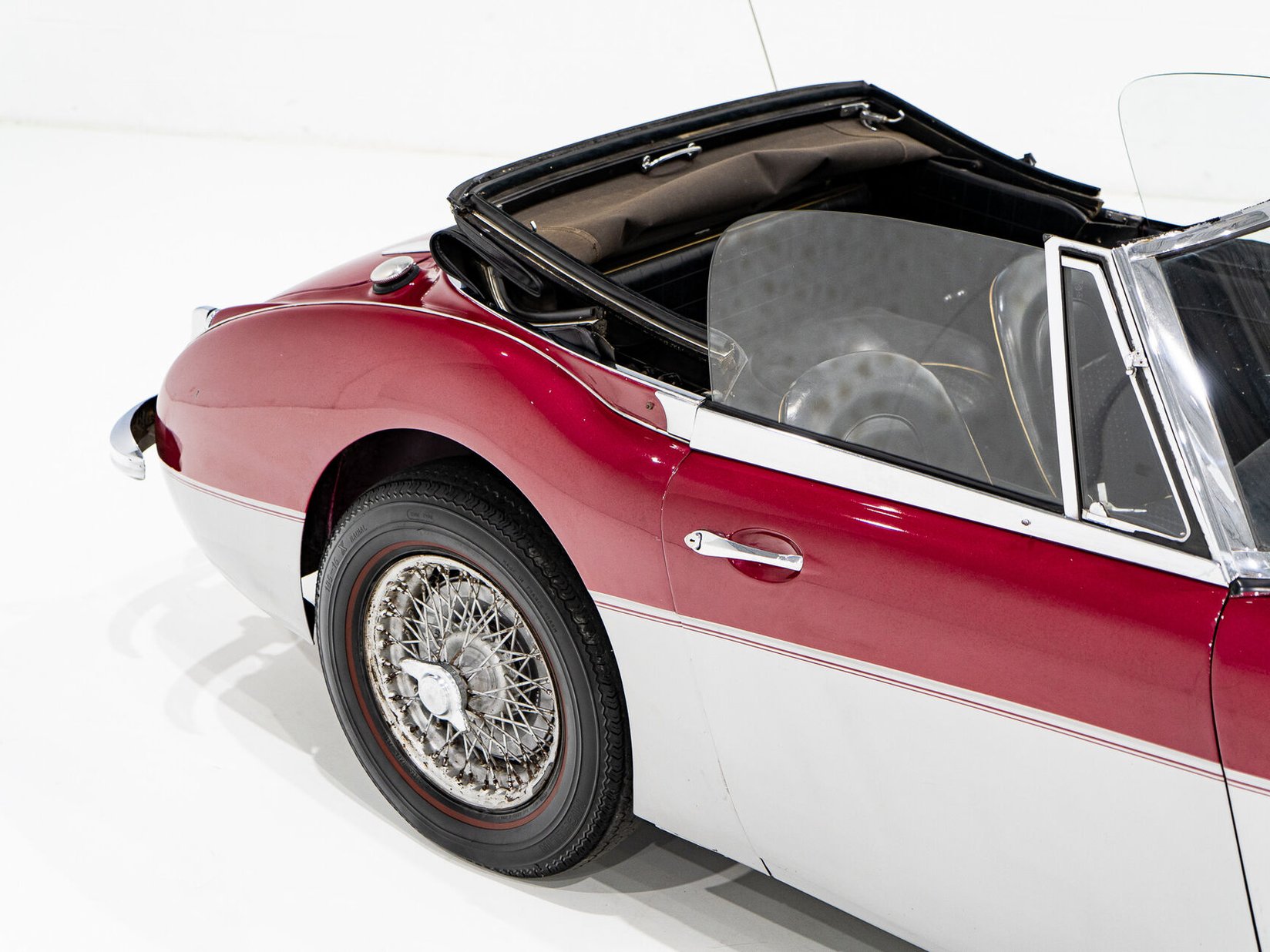 1960 Austin Healey 3000MKIII Project Car **PRIX EN USD** Red Montreal - photo #44