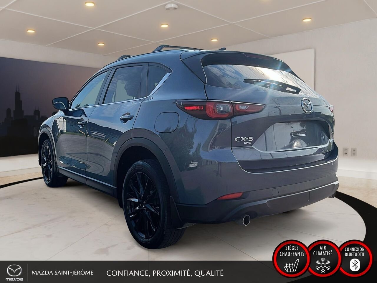 2022 Mazda CX-5 Édition Kuro | AWD | TOIT OUVRANT | CUIR | Grey Saint-Jérôme - photo #9