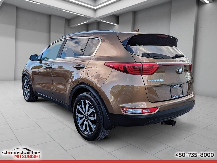 2017 Kia Sportage EX Tech avec Brun foncé 4 portes TI-sièges chauffants-caméra de recul Brown