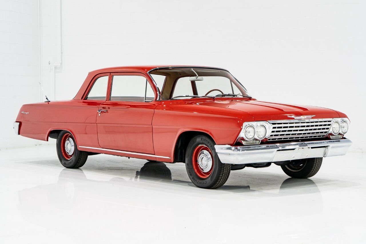 Chevrolet Biscayne Unrestored nearly all original parts 1962 Rouge Montréal - photo #27
