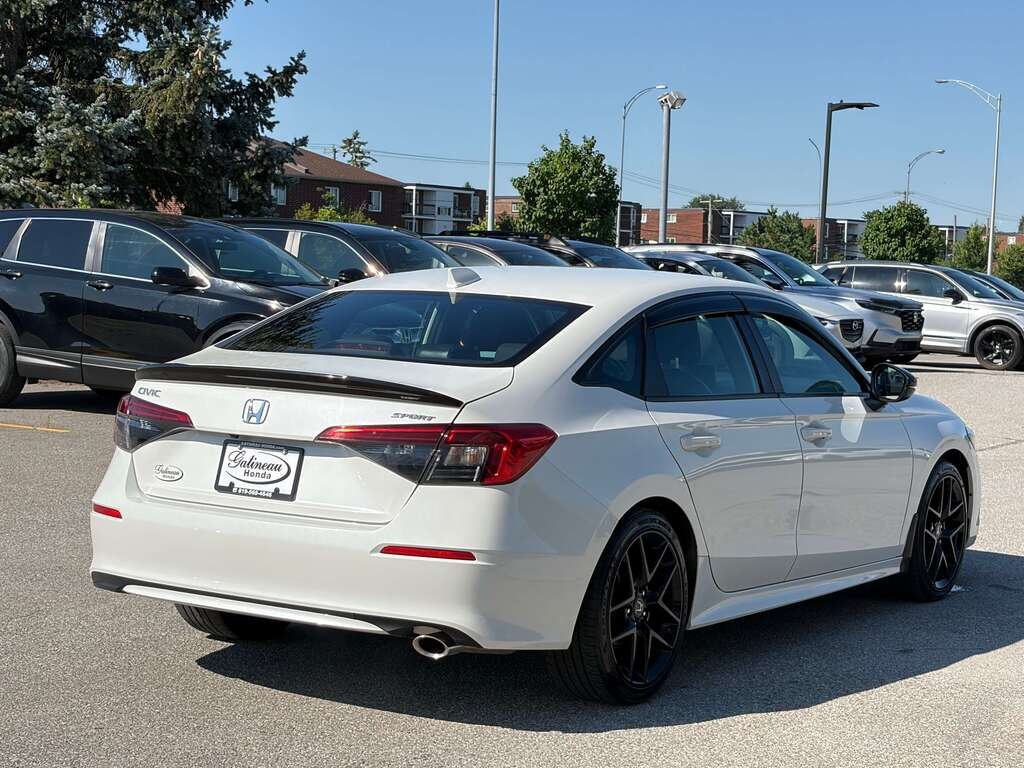 Honda Civic Sport 2023 Blanc Gatineau - photo #5