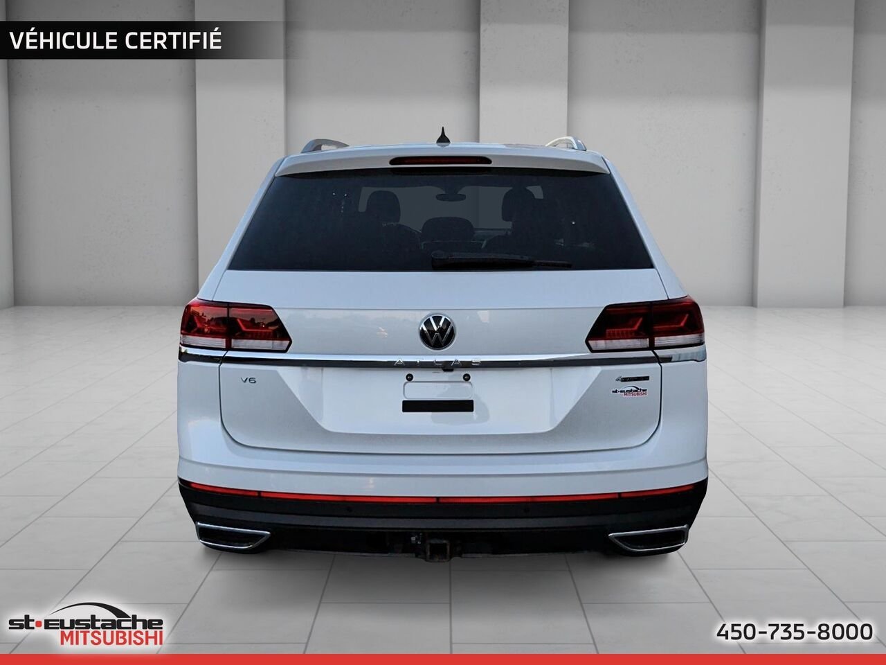 Volkswagen Atlas 2023 Blanc Saint-Eustache - photo #2