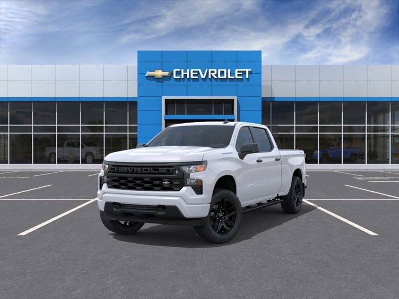 2026 CHEVROLET Silverado 1500 Custom cabine multiplace 4RM 157 po Summit White Ottawa & Gatineau - photo #7