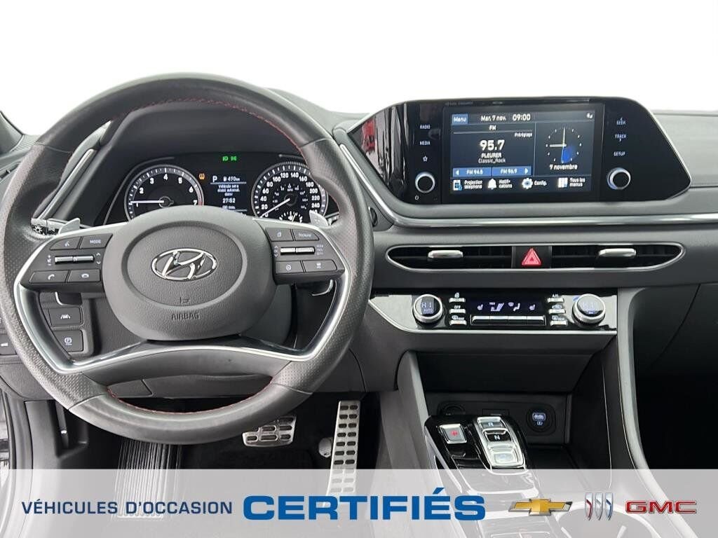 2021 Hyundai Sonata VIN 5NPEJ4J20MH089314 Black Baie-Comeau - photo #8