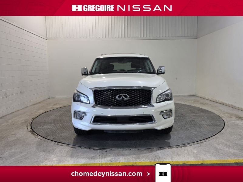 Infiniti QX80 CS6950 | Cuir * Toit * GPS * 7 Places 2017 Blanc Laval - photo #1