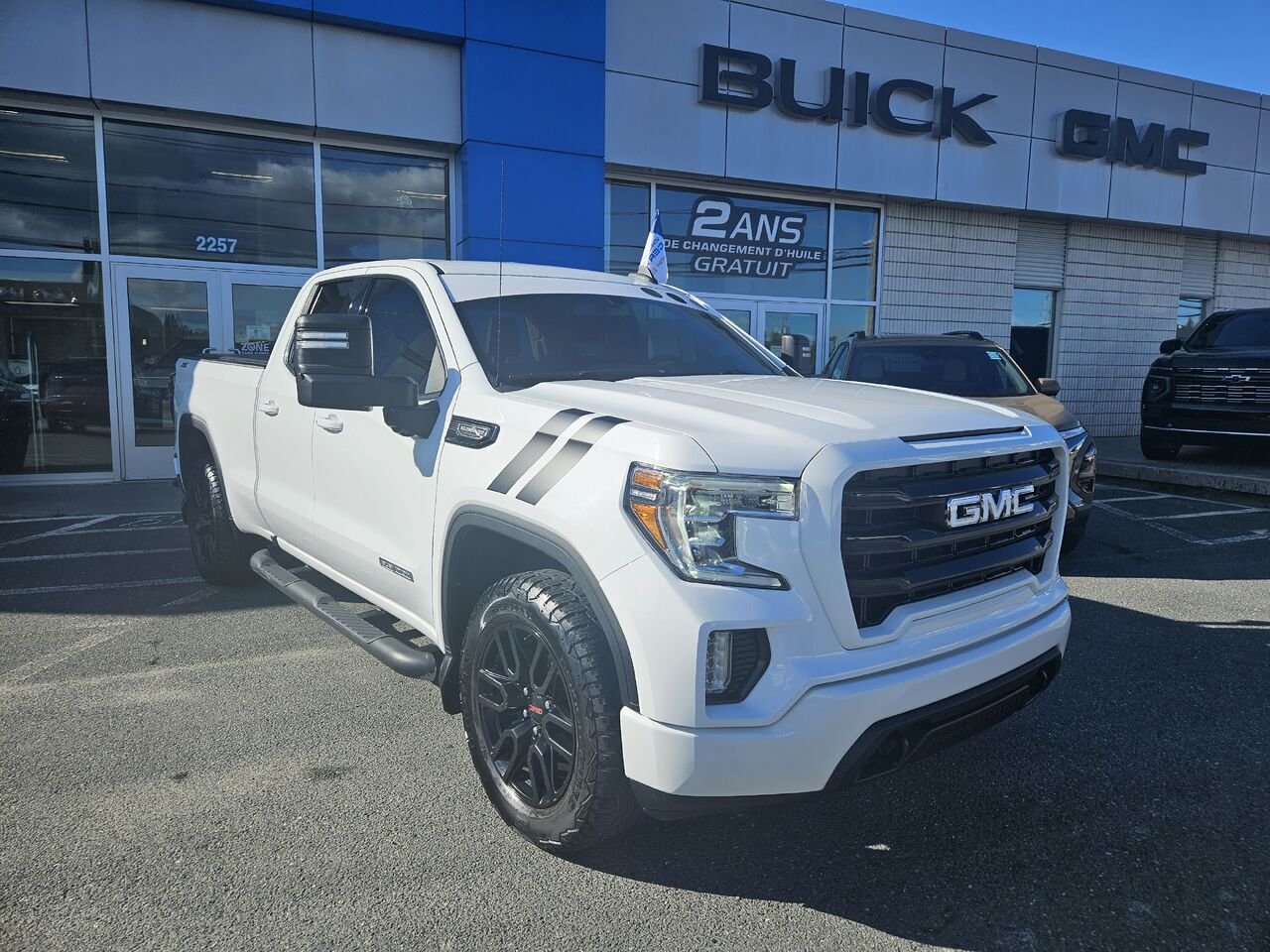 2021 GMC Sierra 1500 Elevation cabine double 4RM 147 po White Thetford Mines - photo #2