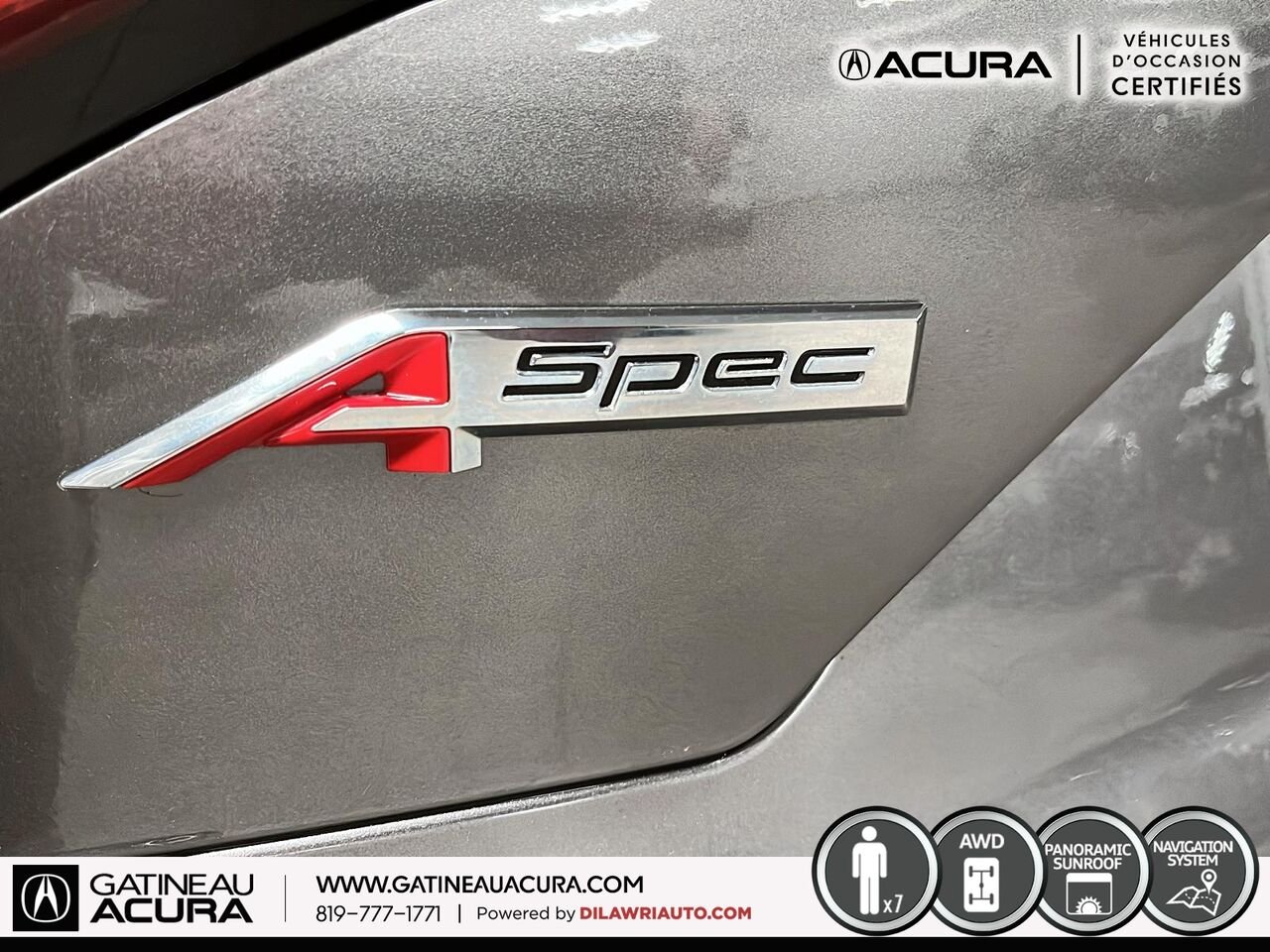 Acura MDX A-Spec SH-AWD 2023 Gris Ottawa & Gatineau - photo #17