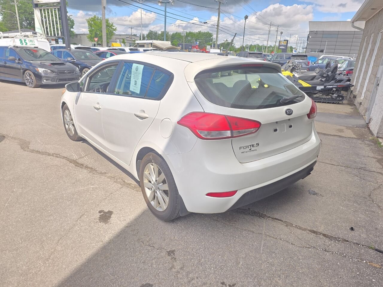 2015 Kia 5 portes Forte White  - photo #2