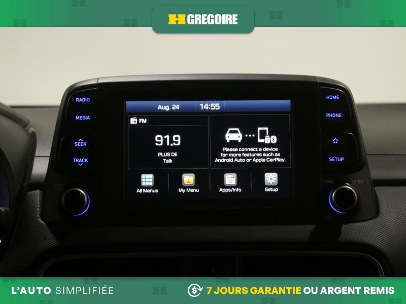 Hyundai Kona 822192 | Preferred AWD AUTO AC GR ELECT MAGS CAM RECUL BLEU 2020 Blanc Laval - photo #22