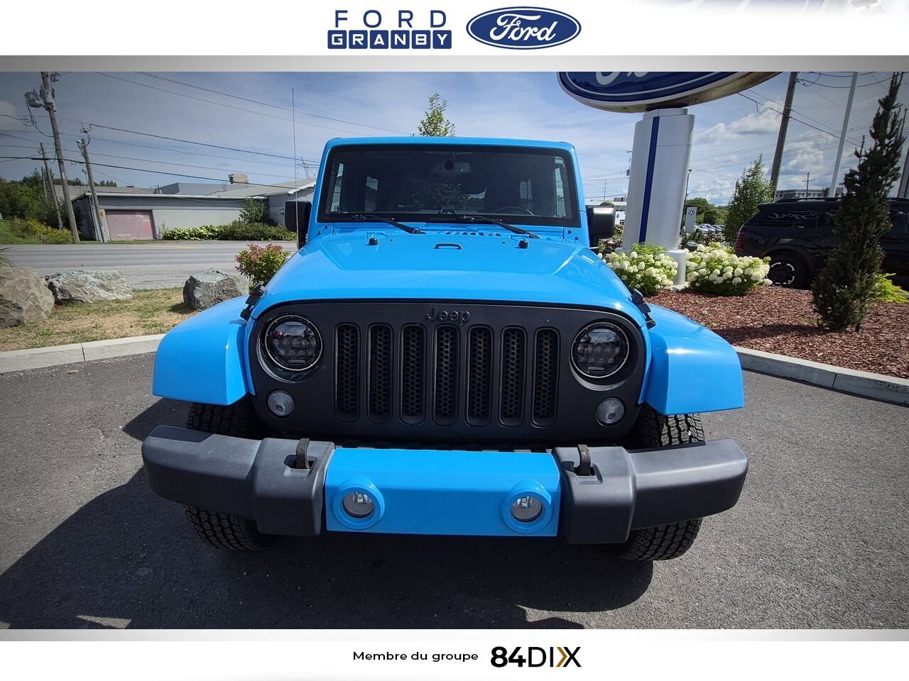 Jeep Wrangler Unlimited 2017 Bleu Granby - photo #1
