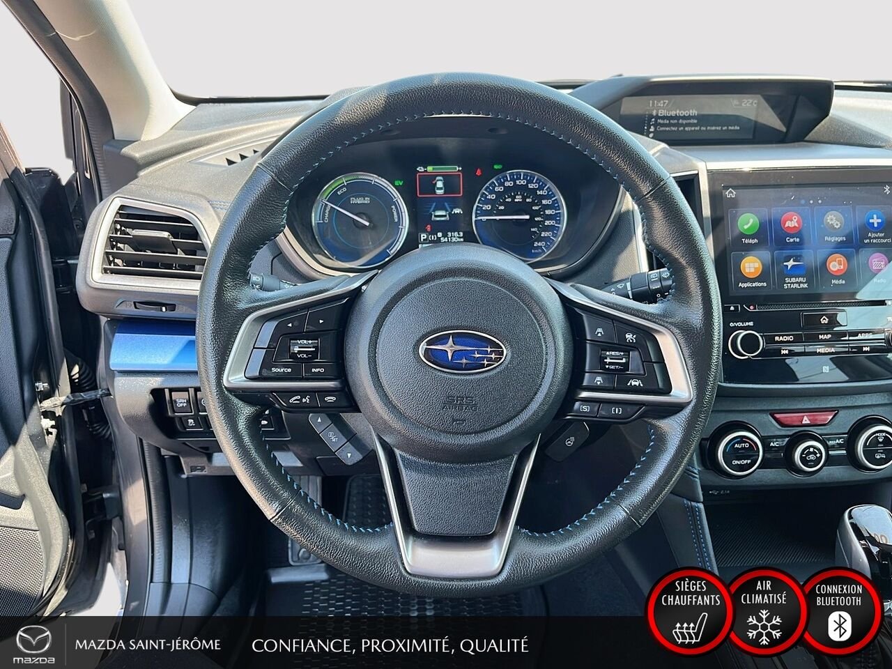 Subaru Crosstrek hybride rechargeable Limited HYBRIDE RECHARGEABLE | TOIT OUVRANT | AWD 2023 Gris Saint-Jérôme - photo #13