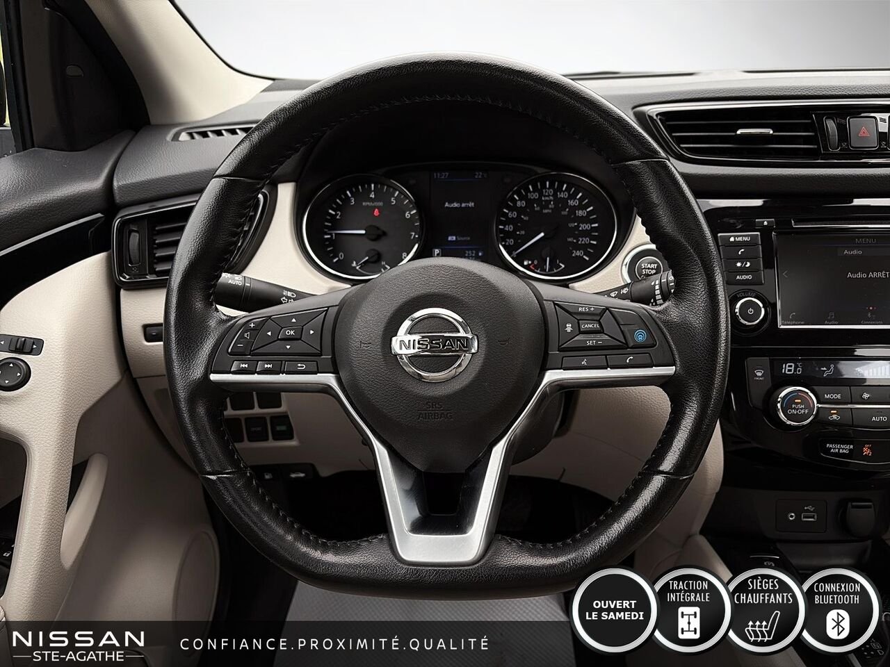2021 Nissan Qashqai SV TA CVT Blue Saint-Jérôme - photo #9