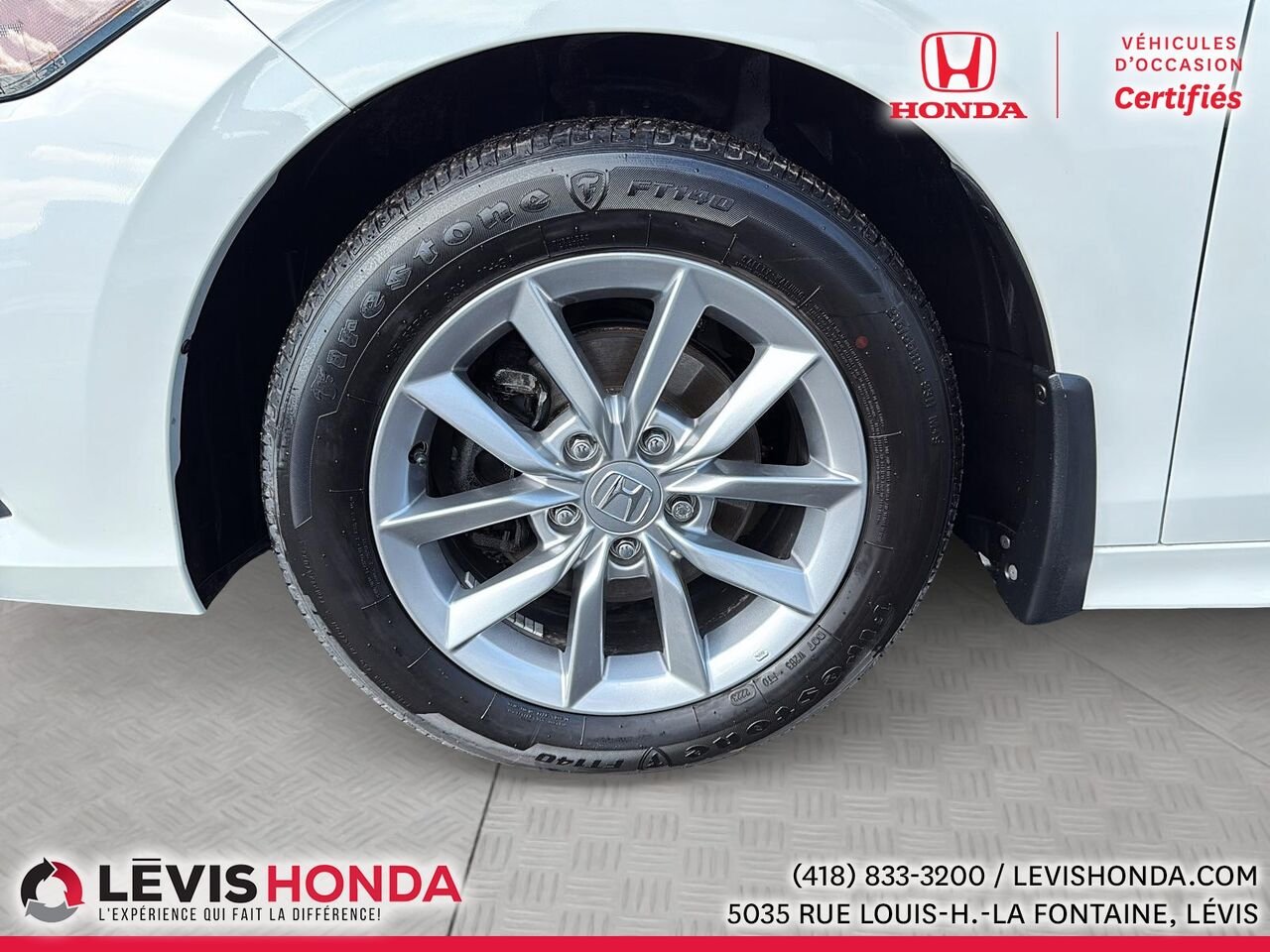 Honda Civic EX EX CVT 2024 Blanc Lévis - photo #14