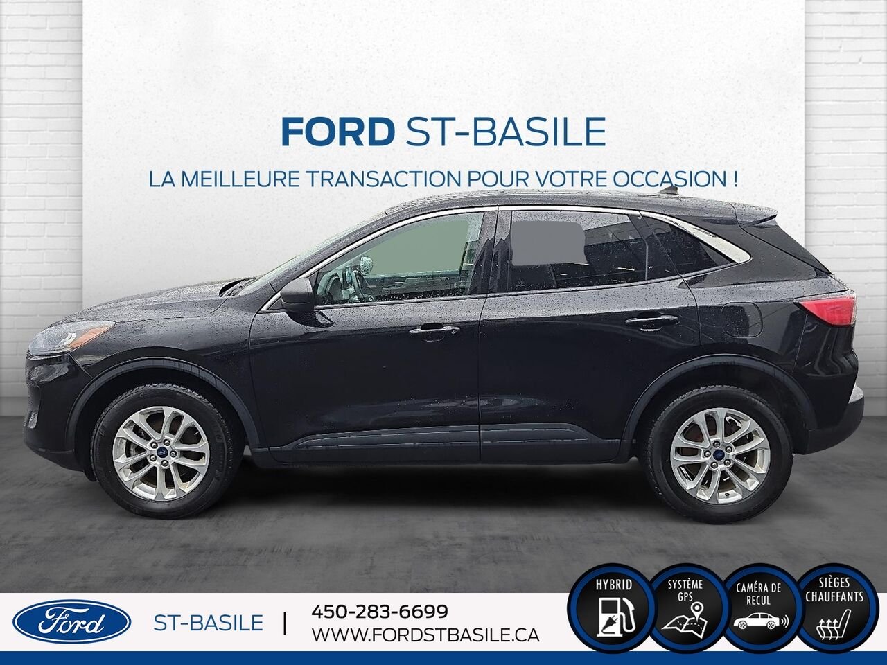 2022 Ford Escape Black Saint-Basile-le-Grand - photo #2