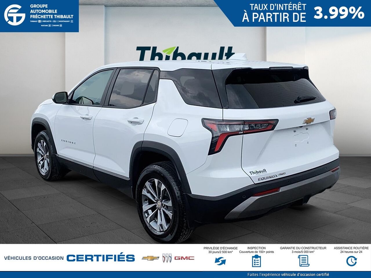 CHEVROLET EQUINOX LT 4 portes à transmission intégrale avec 2LT 2026 Blanc Montmagny - photo #3