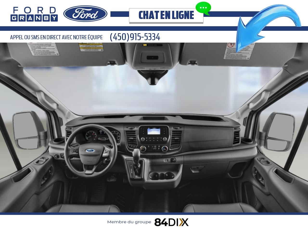 Ford Transit fourgon utilitaire 2025 Blanc Oxford Granby - photo #7