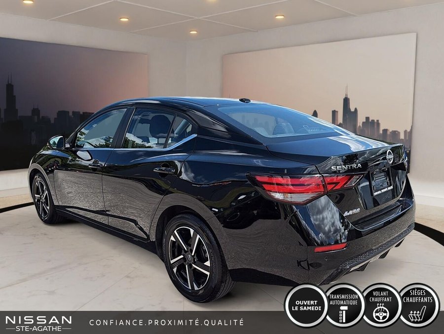 Nissan Sentra SV | CARPLAY | CAMÉRA DE RECUL | UN SEUL PROPRIÉTAIRE 2024 Noir