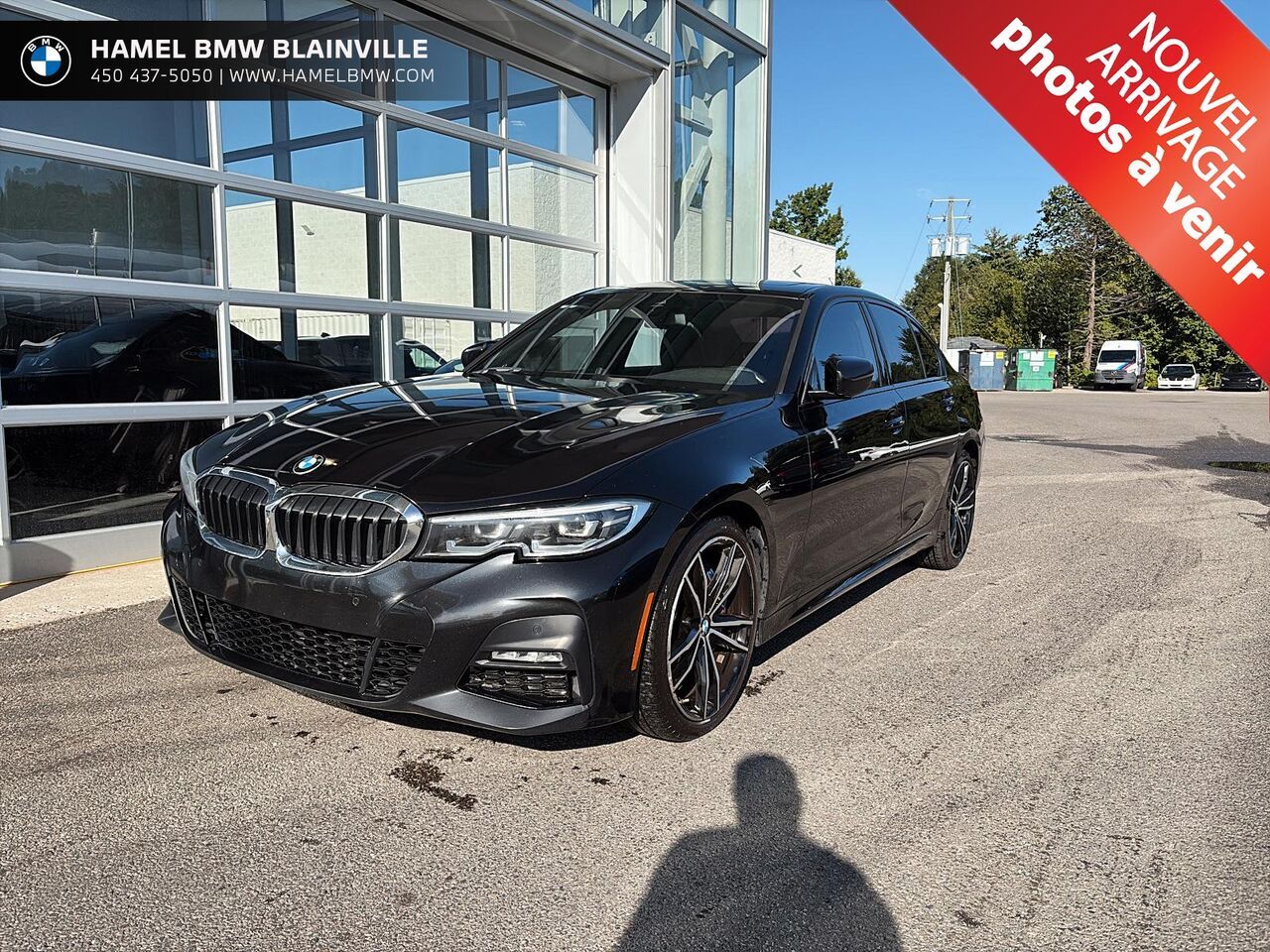 Black 2019 BMW 3 Series Sedan All-Wheel Drive Automatic