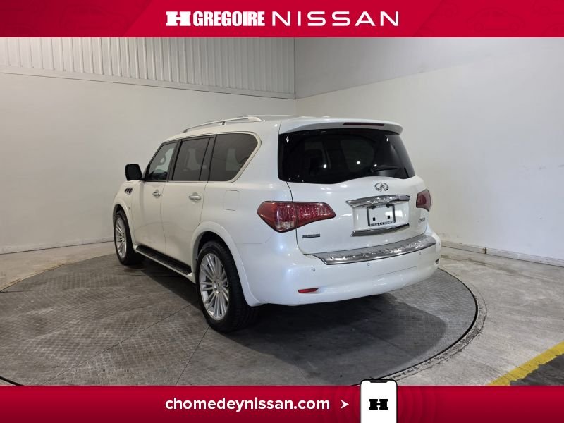 Infiniti QX80 CS6950 | Cuir * Toit * GPS * 7 Places 2017 Blanc Laval - photo #5