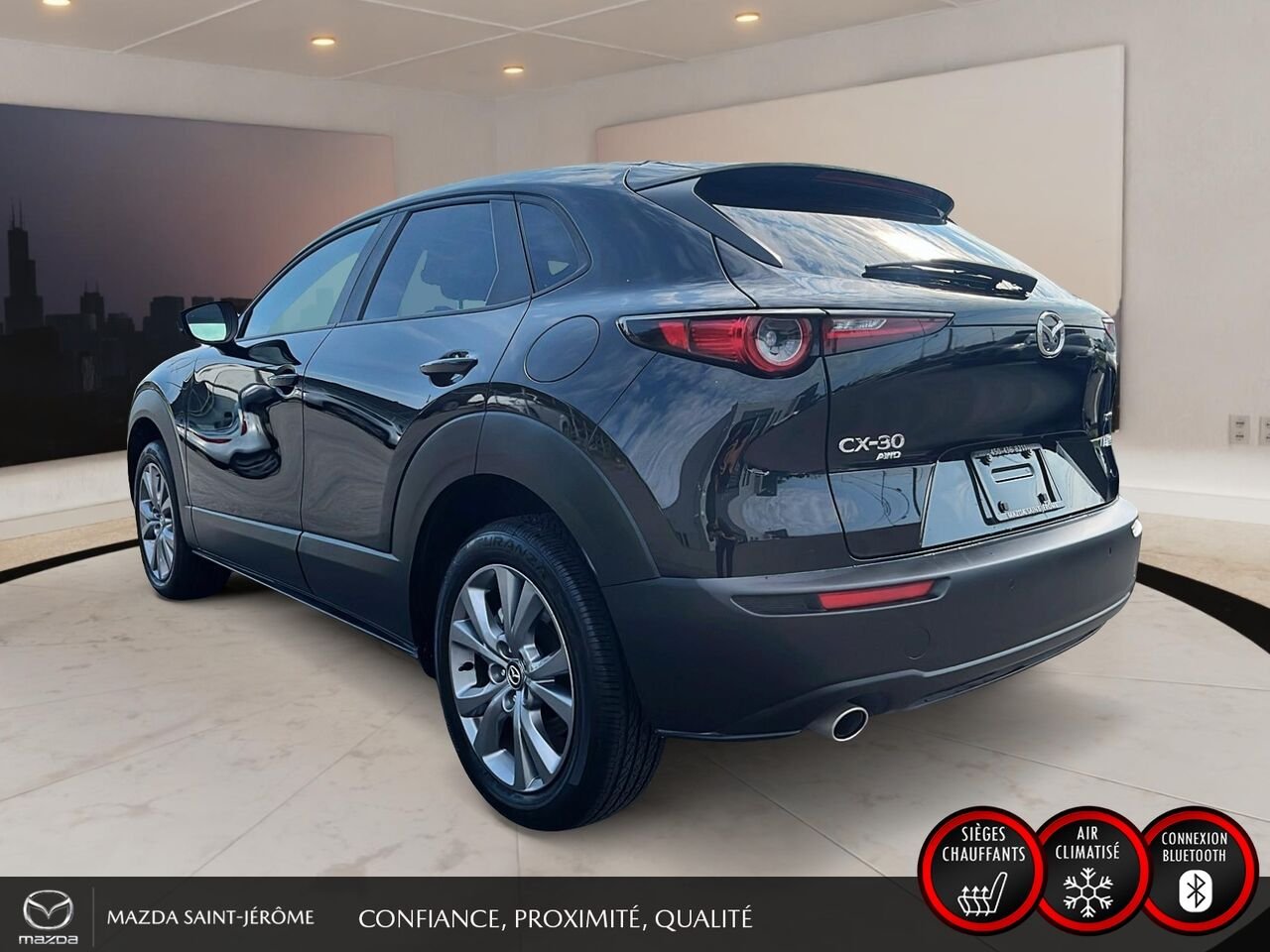 Mazda CX-30 GT | TOIT OUVRANT | CUIR | AWD | 2026 Noir Saint-Jérôme - photo #9